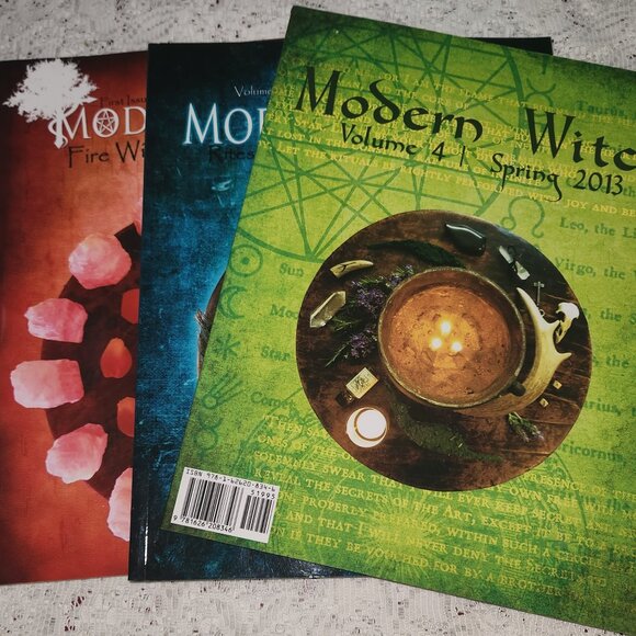 Lot 3 Modern Witch Magazines Midsummer 2012; Spring 2013; First Issue 2012 - Picture 1 of 4